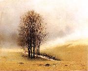 Stanislaw Witkiewicz Springtime fog. oil on canvas